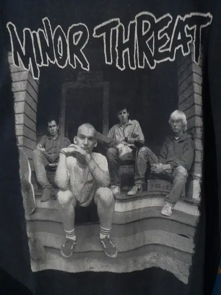 kaos band minor threat vintage tshirt