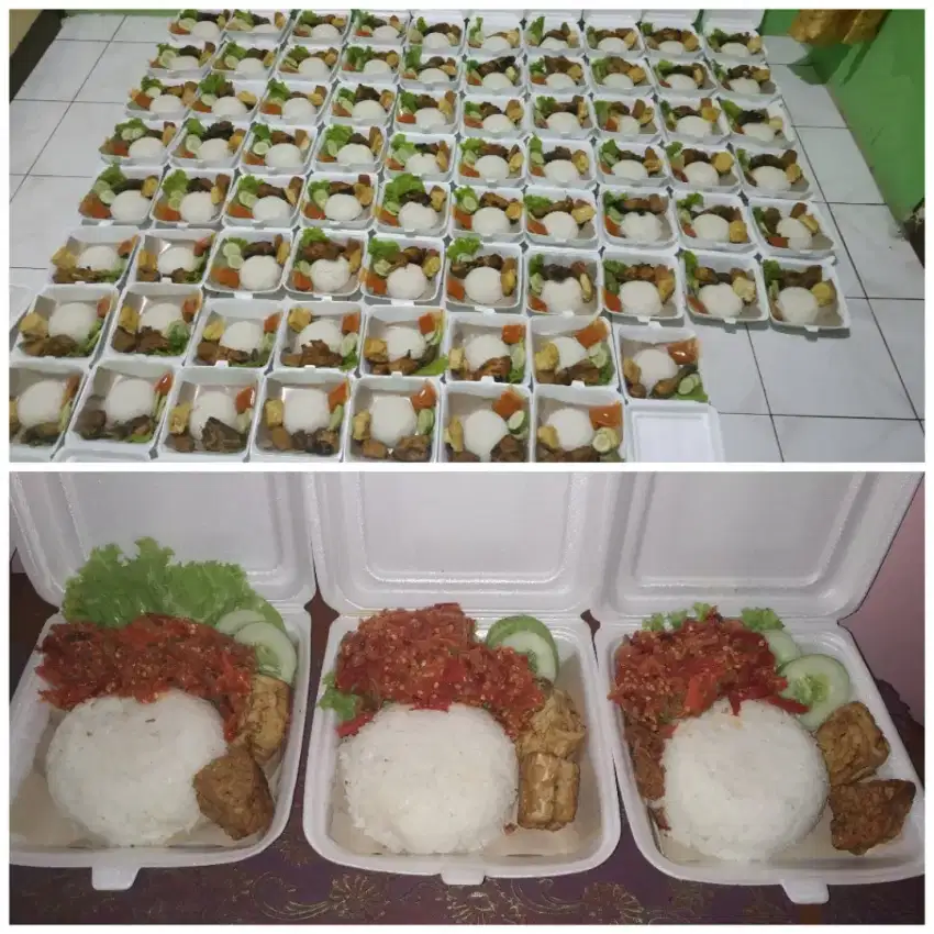 Paket Ayam Bakar / Ayam Geprek / Lele Goreng