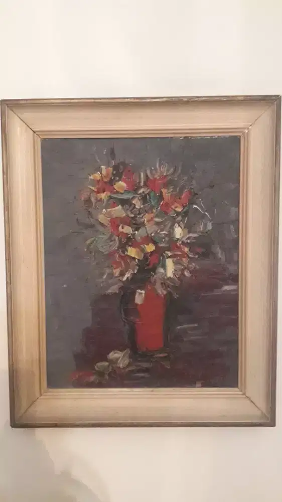 Lukisan Sri Hadhy - Bunga dlm vas