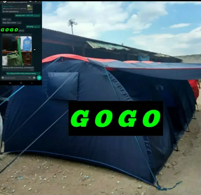Tenda lorong 3x6 water proof