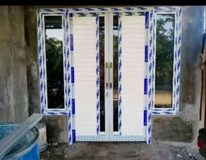 Pembuatan daun pintu aluminium kamar tidur