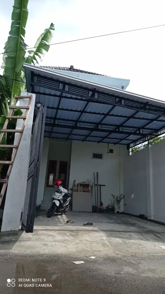 Kanopi sepandek dg rangka besi