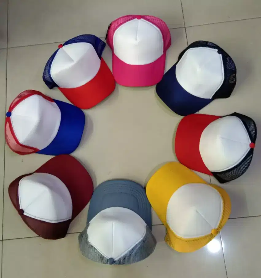 TOPI KAIN DAN TOPI KAIN JARING ANEKA WARNA