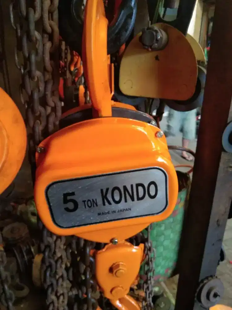 Chain block/ katrol/ takel 5 ton kondo