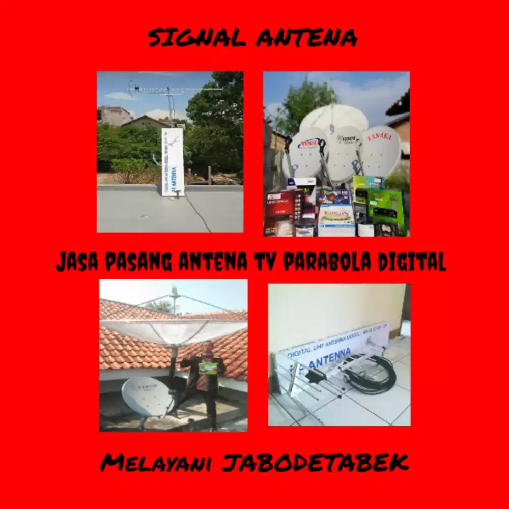pasang antena tv dan parabola digital