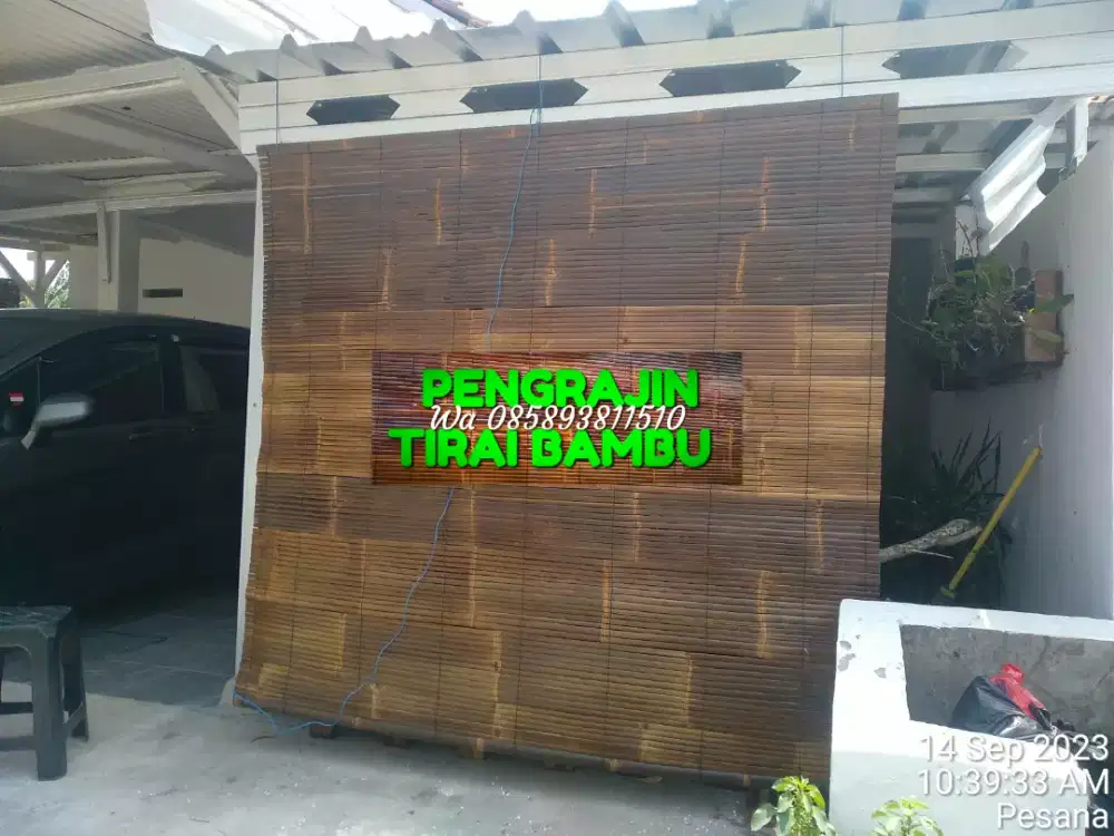 Kerei Bambu Tirai Bambu Wulung