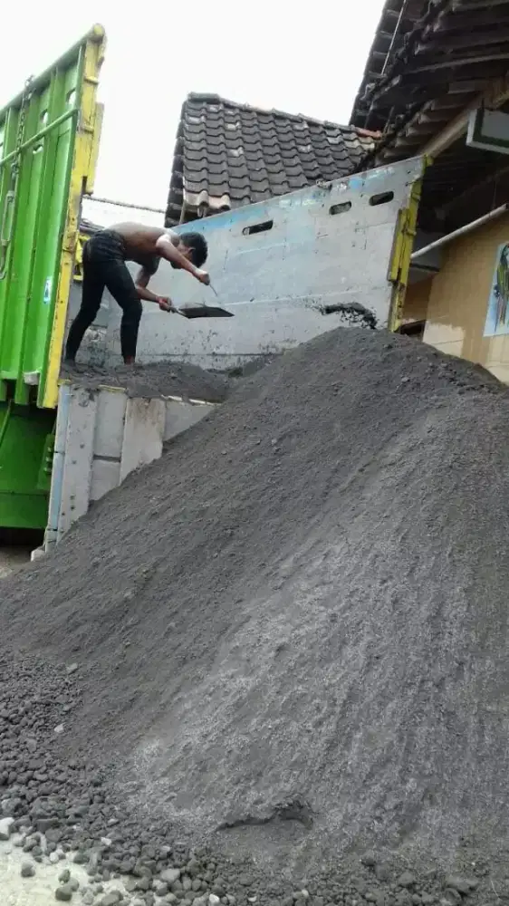 Pasir muntilan batu belah kricak