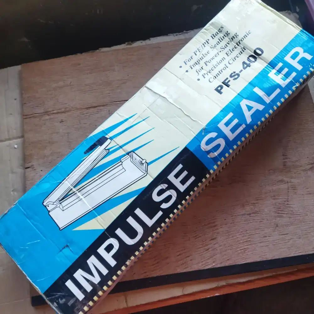 Impulse Sealer PFS-400 Mesin Press Perekat Plastik Alumunium Foil