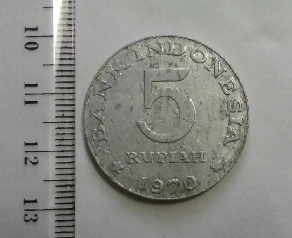 Uang Koin 5 Rupiah Th.1970 Koleksi