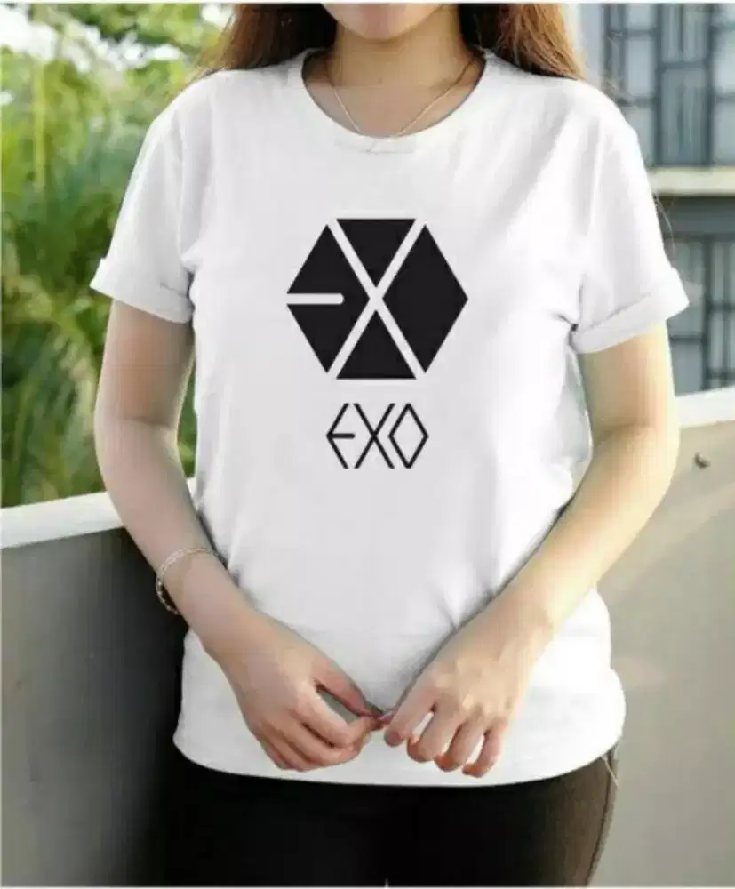 Baju T Shirt kaos korea boyband EXO L