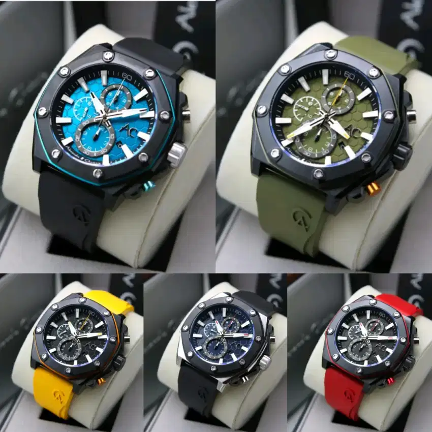 Ready BJM! Jam tangan Alexandre Christie Pria AC 9601 gratis ongkir