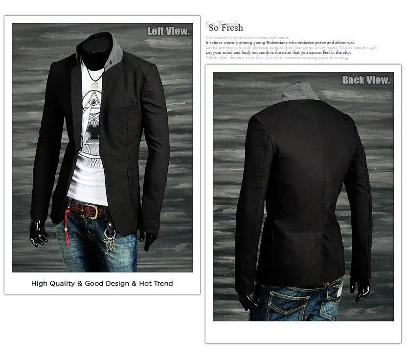 Blazer Black Home Korean Style - SK-65