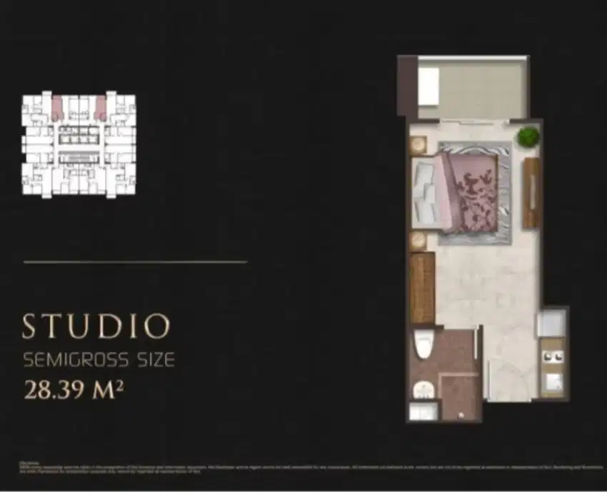 NEW TOWER VICTORY. Studio Podomoro City Deli Medan (Unit Baru)