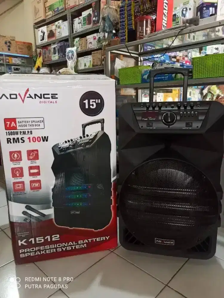 Speaker Advance 15 inc K1512 Remote Mic 2