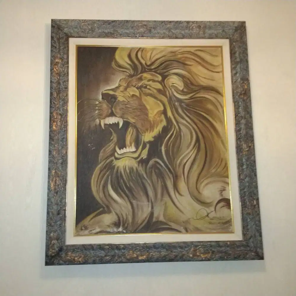 Lukisan Kepala Harimau