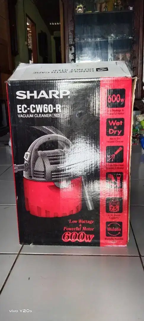 Vacuum dan blowing Sharp