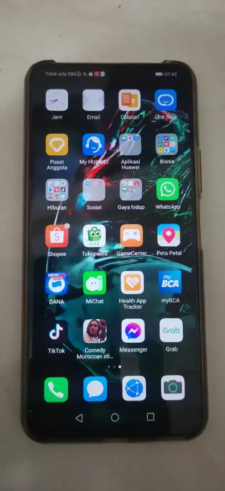 Huawei y9a ram 8/128gb kamera pop up antik mulus