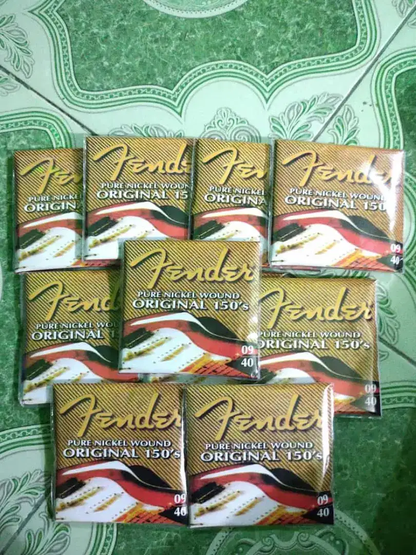 Senar Gitar Akustik/Elektrik Merk Fender Ukuran 0.9 Lokasi Depok !!!