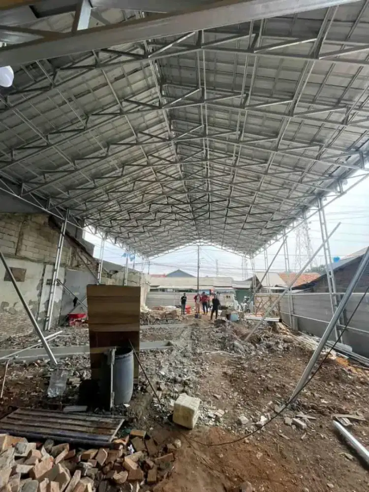 cuci mobil rangka baja