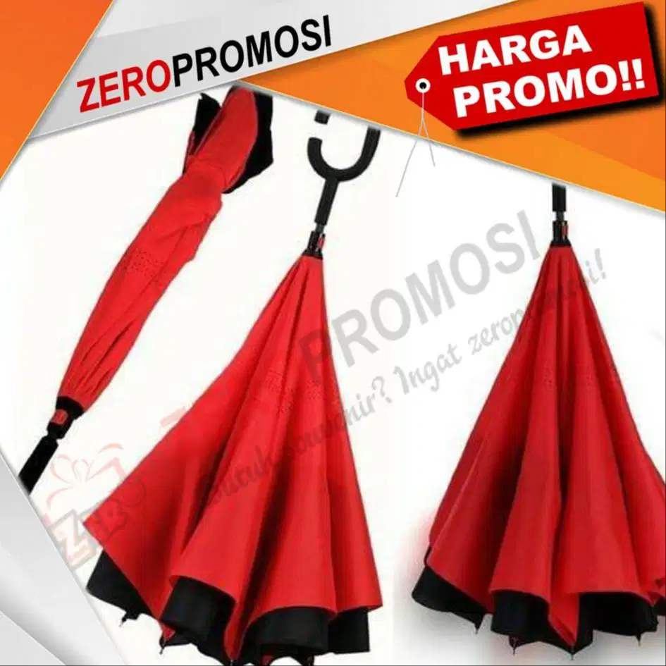 Souvenir Payung Promosi Tongkat Kazbrella 30 inchi Bisa Custom