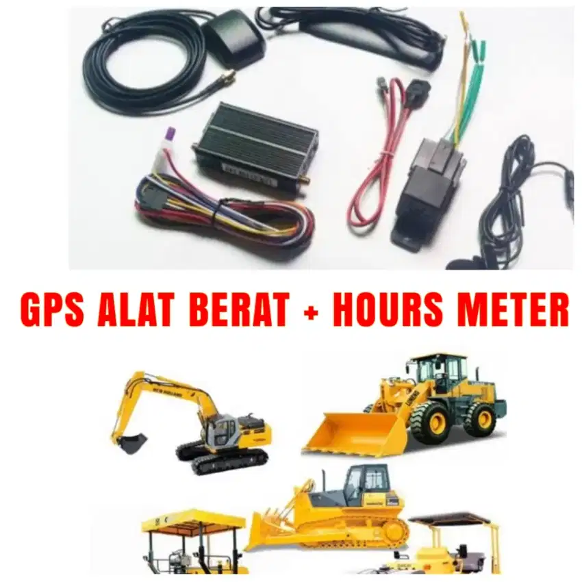 GPS tracker Alat Berat Sensor Hitung Jam Kerja