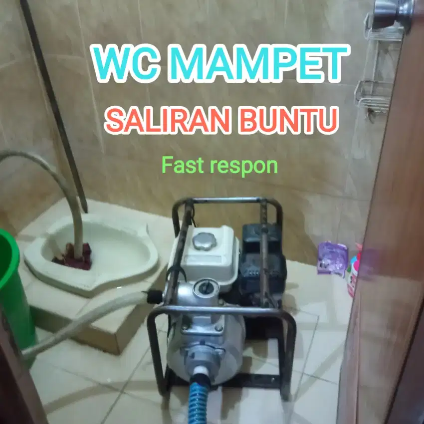KLOSET MAMPET/ WASTAFEL TERSUMBAT/SUMUR BOR/SERVICE POMPA/SEDOT WC