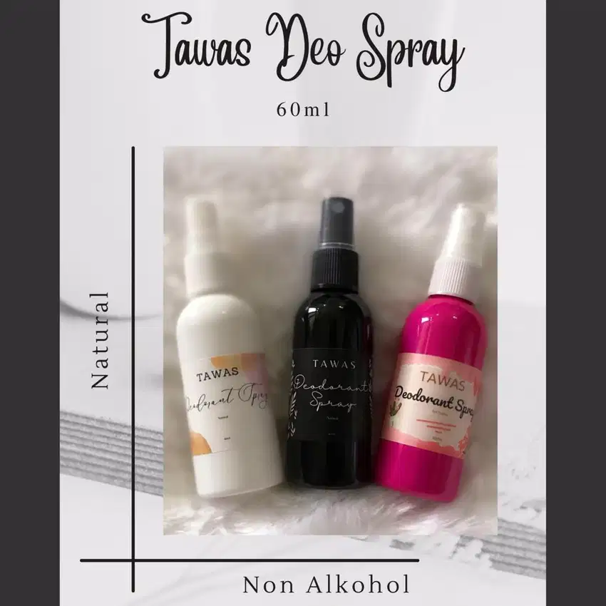 Tawas deodorant spray