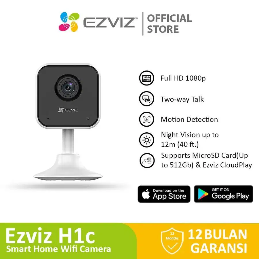 CCTV IPCAM EZVIZ H1c Full HD 1080p 2MP