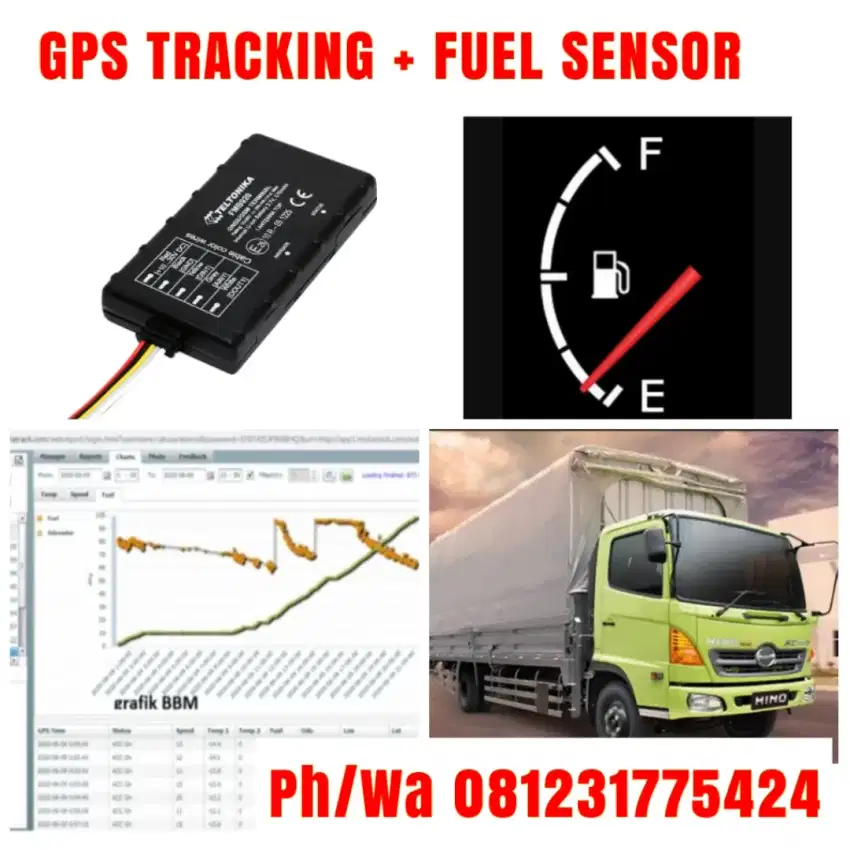 GPS tracker sensor bahan bakar/ GPS fuel sensor muliatrack