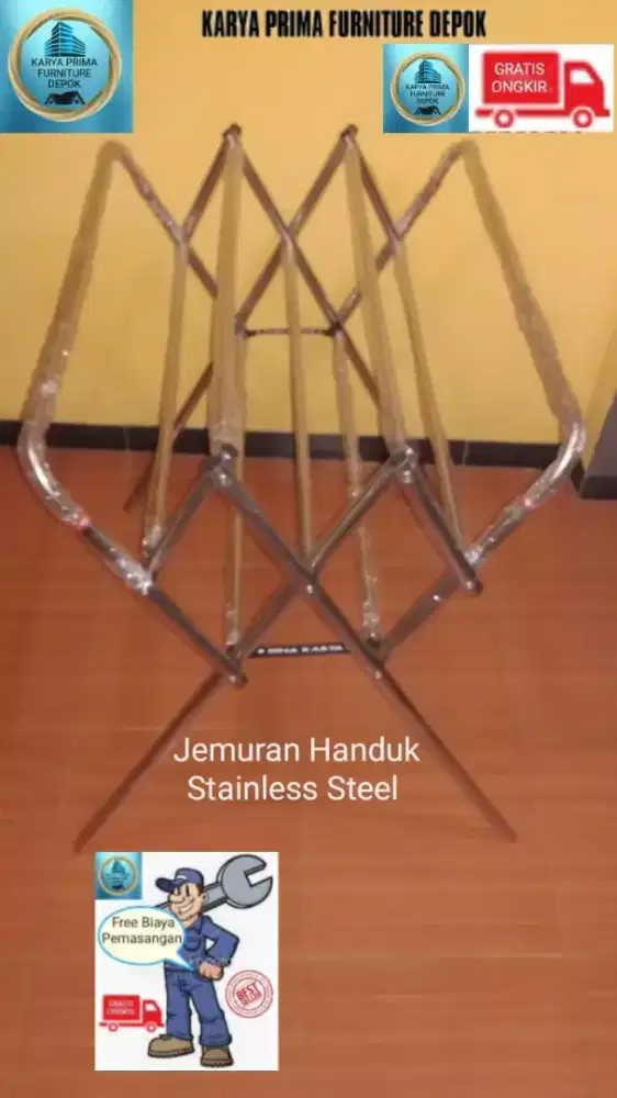 Jemuran Handuk Stainles Stell kuat dan awet 280rb free ongkir COD.