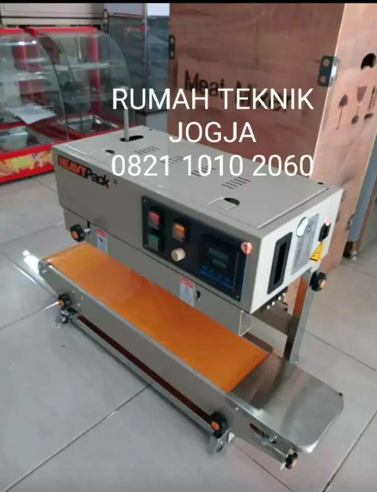 ( RUMAH TEKNIK JOGJA)mesin contious band sealer vertikal,HEAVY  PACK