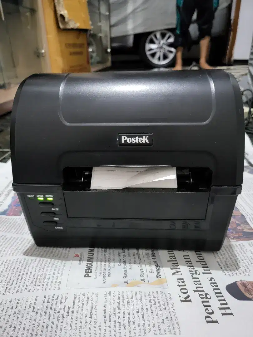 Barcode label printer postec c168/200