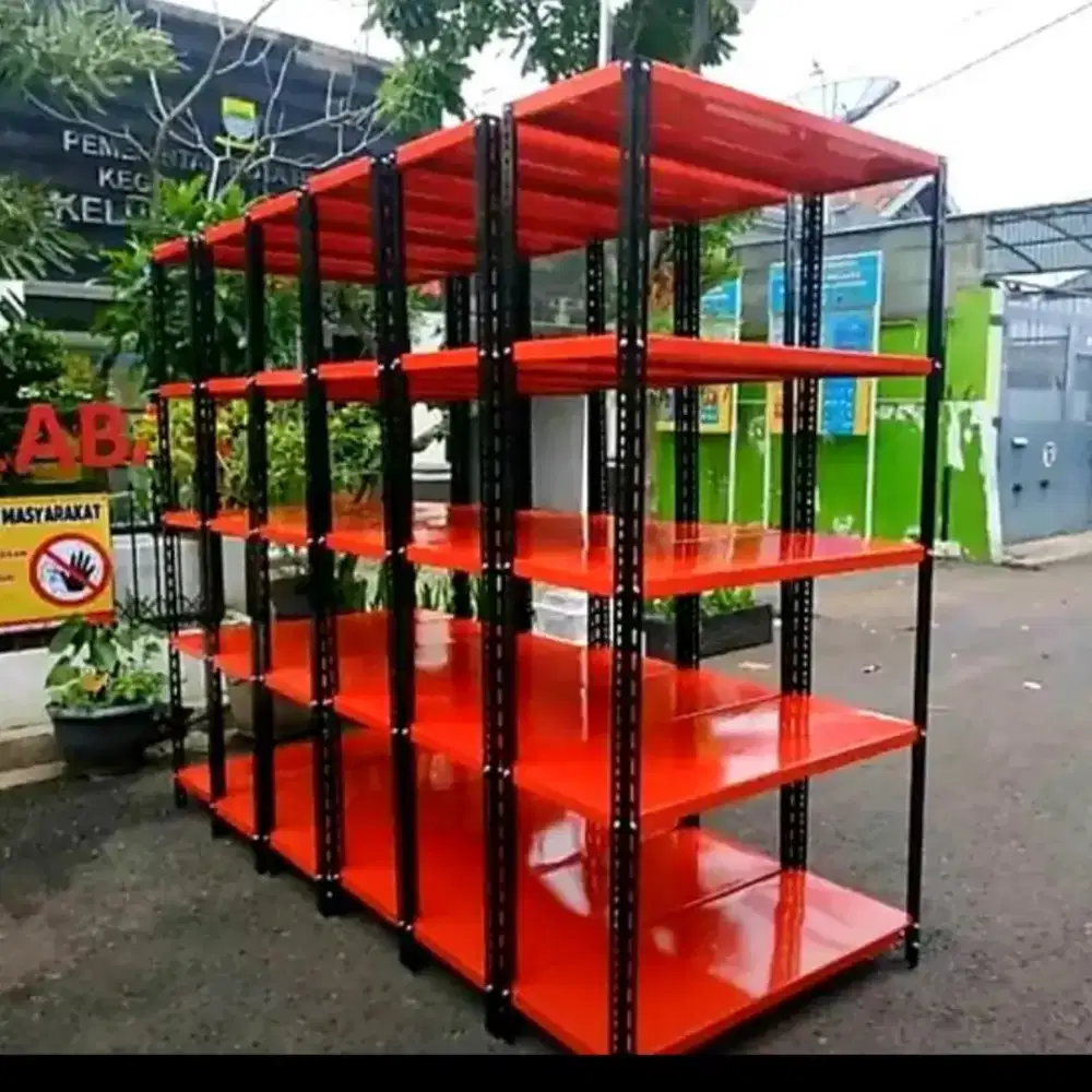 Rak besi susun 5, bahan premium