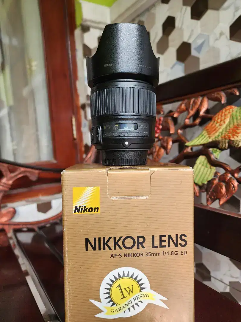 Nikon 35mm F1.8 ED Lengkap Box For FullFrame