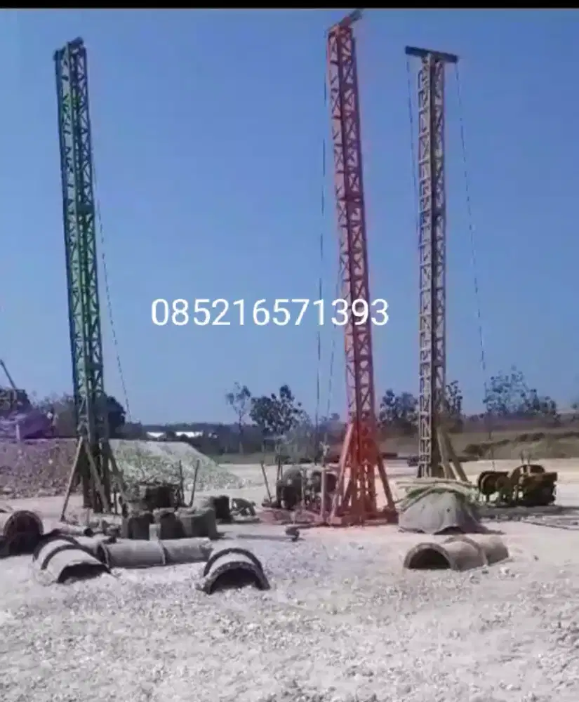 Jasa bangunan bor pile dan straus pile