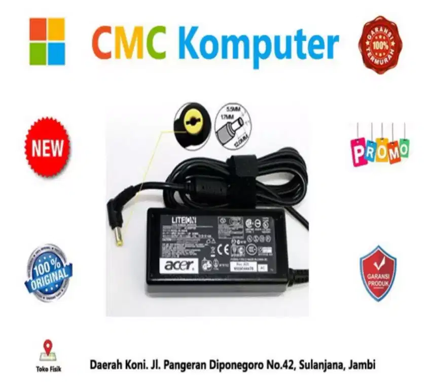 Casan laptop Charger Adaptor Casan semua merk laptop TERMURAH BARU