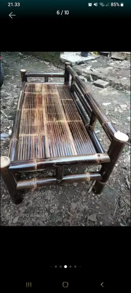 Bale bambu hitam / Gazebo