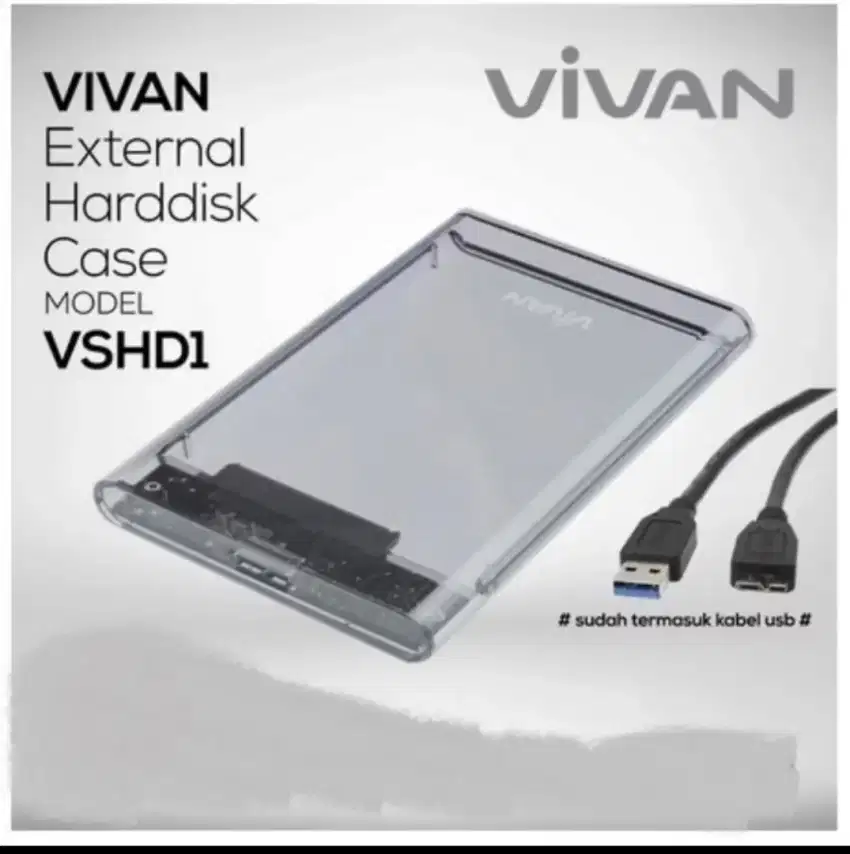 Hard disk  external case vivan 2.5 inc SATA USB 3.0 original