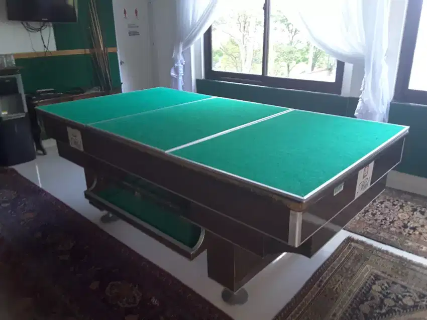 Billard table middle size good kondisi