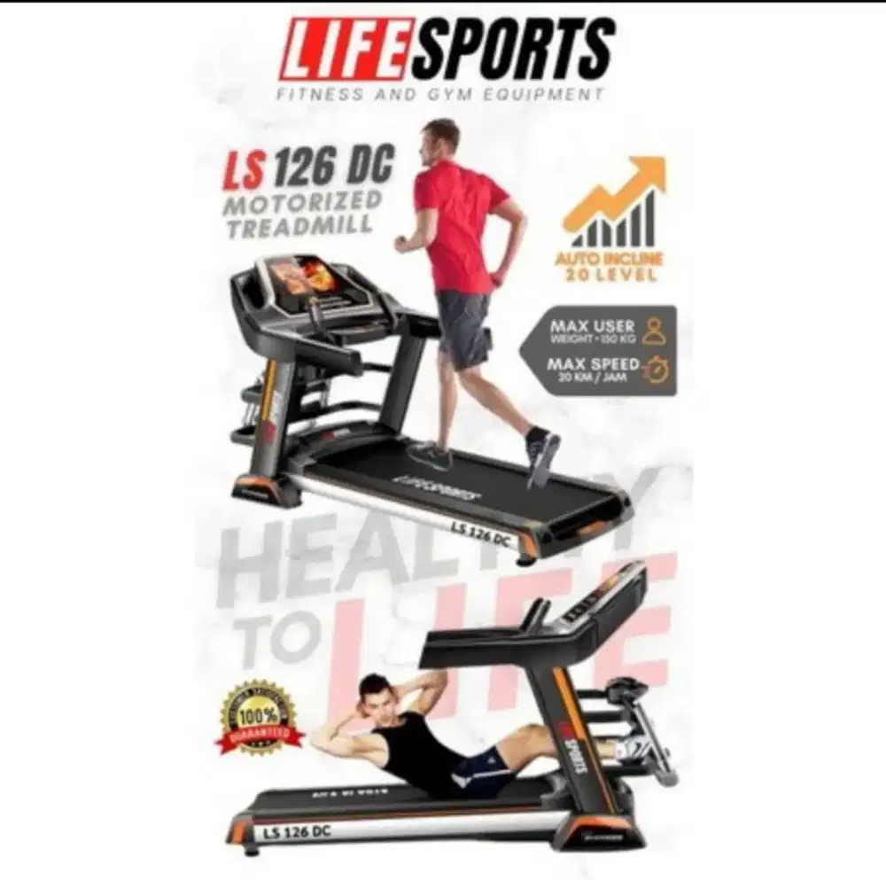 Treadmill Elektrik LS 126 DC komersial / LS126DC komersial