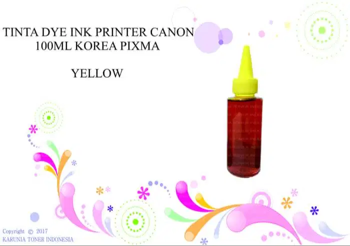 TINTA DYE INK PRINTER CANON 100ML KOREA PIXMA DLL