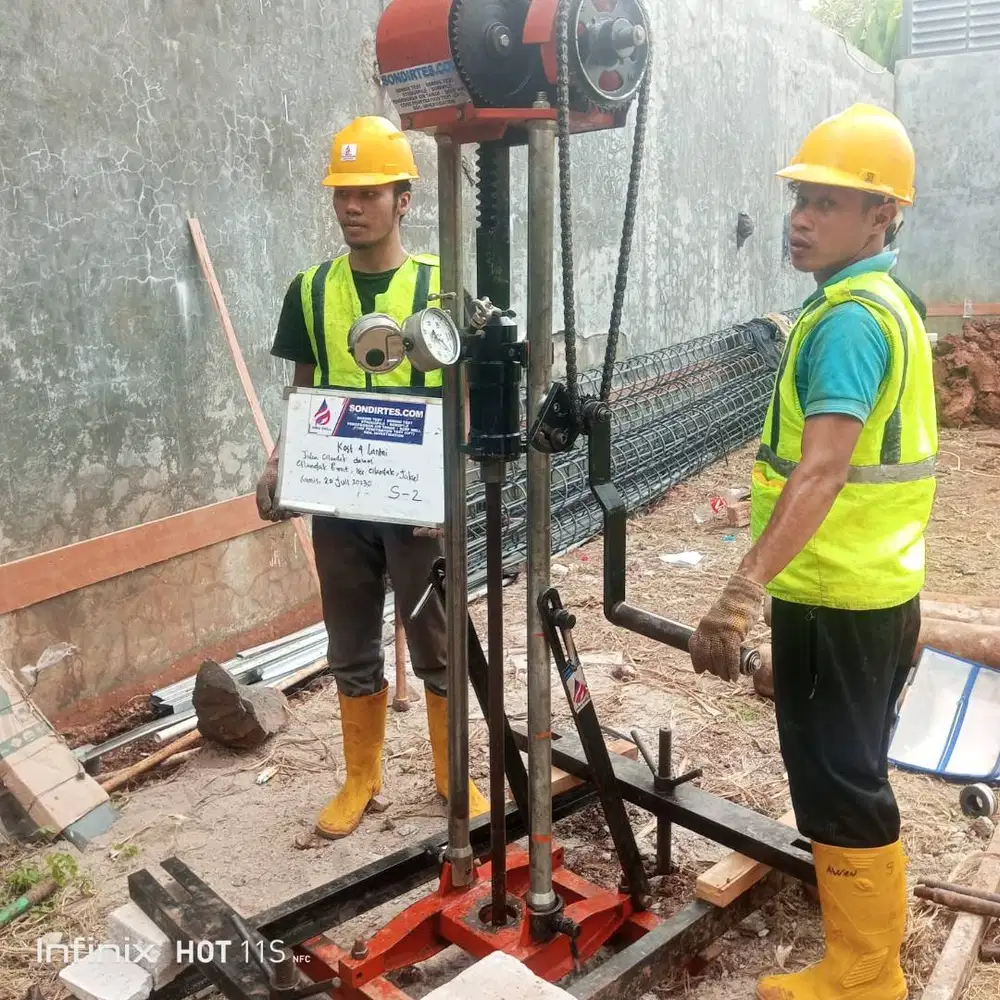 Jasa Sondir Test / CPT di Bekasi