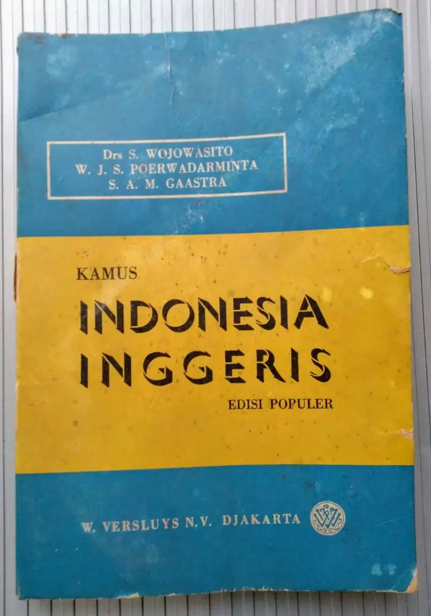 Buku Kamus Jadul tahun 1959-