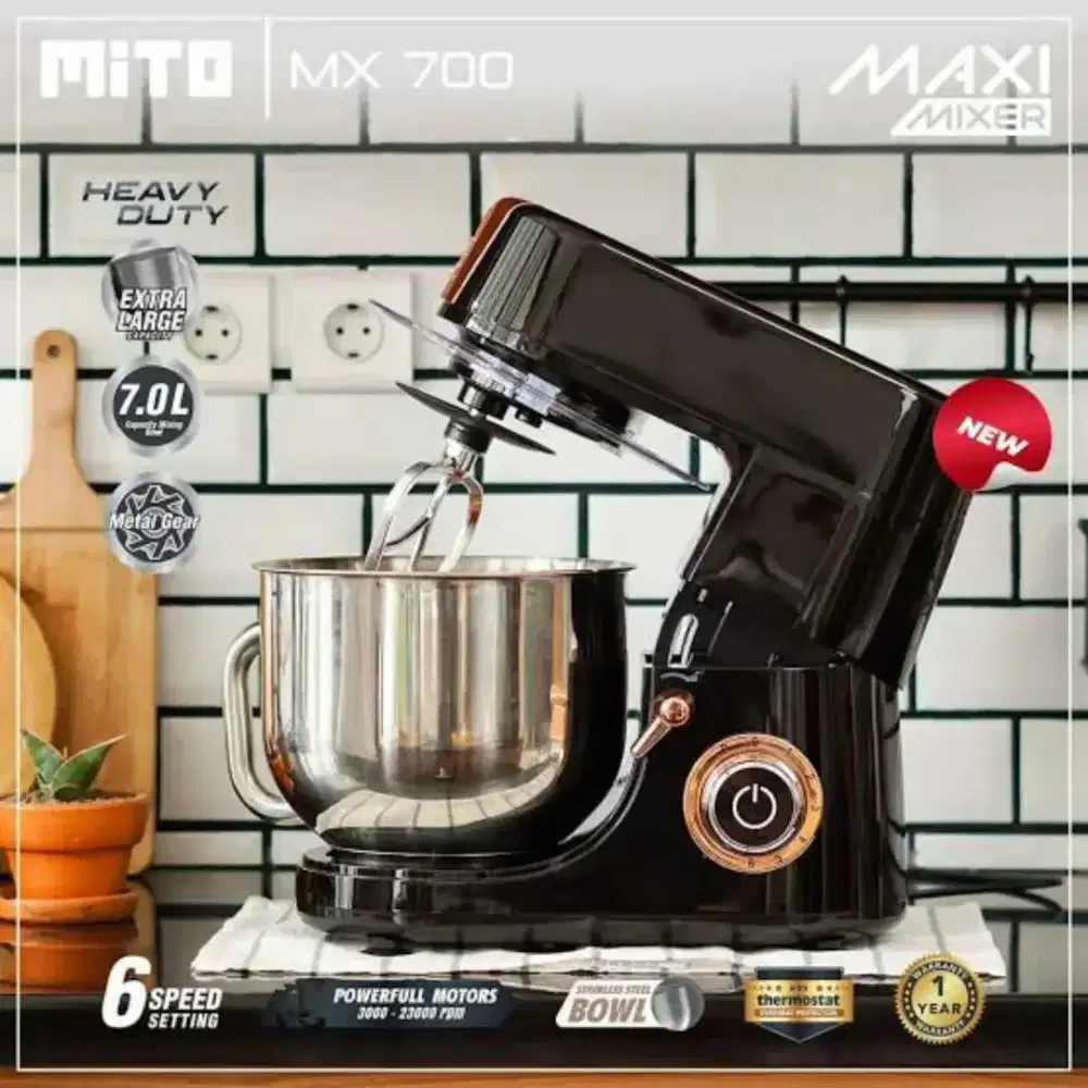 Mixer Mito Standing MX 700 Stand Mixer