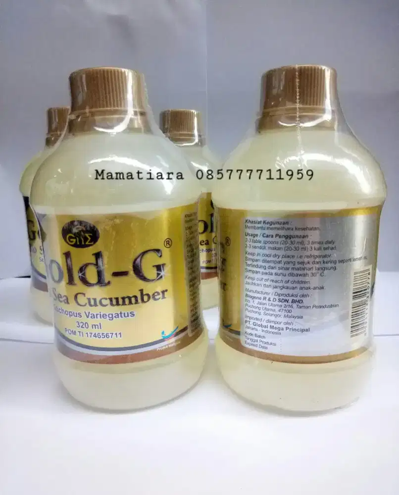Herbal Jelly Gamat Gold G,Hati2 Barang Palsu,Asli,Halal BPOM