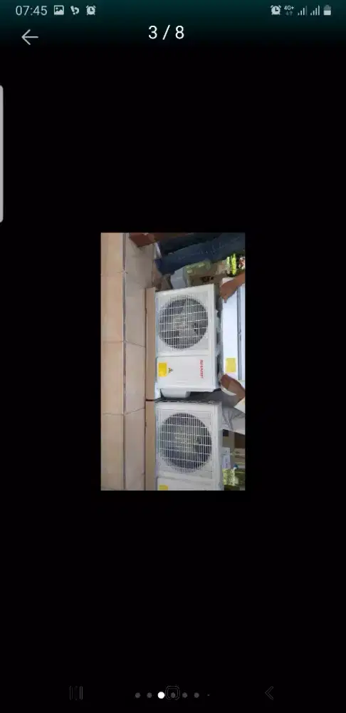 Ac baru 1/2 pk lowat garansi 10 th bisa TT ac segala kondisi & pknya