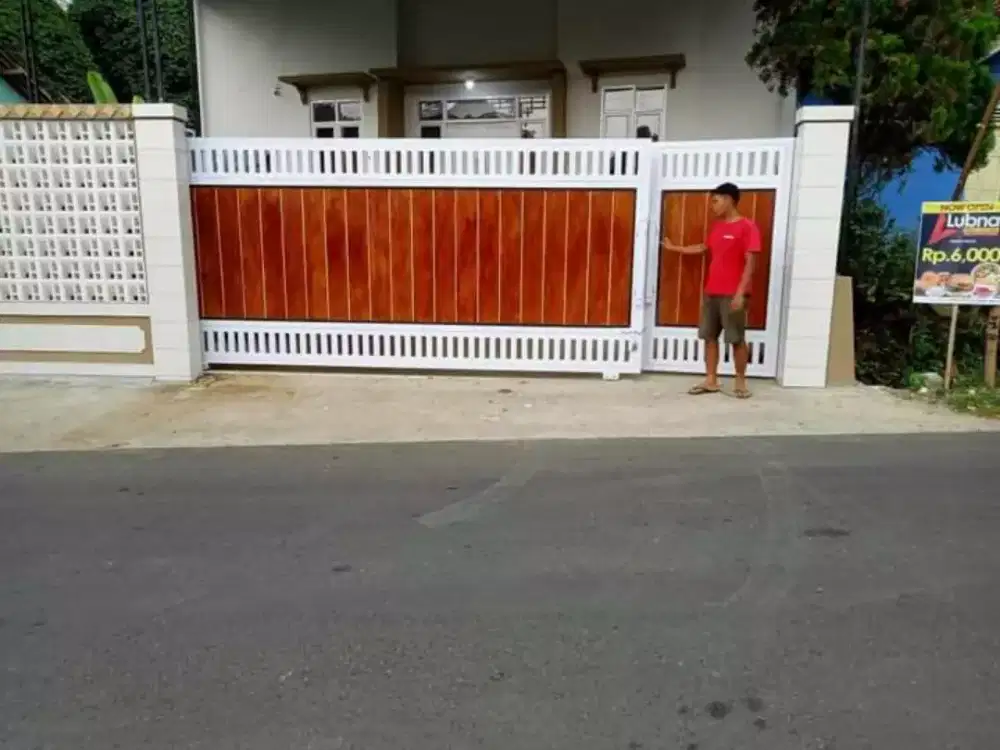 Pintu pager rumah minimalis