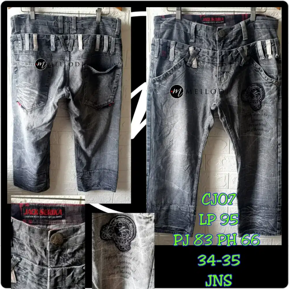 Celana jeans sisa import