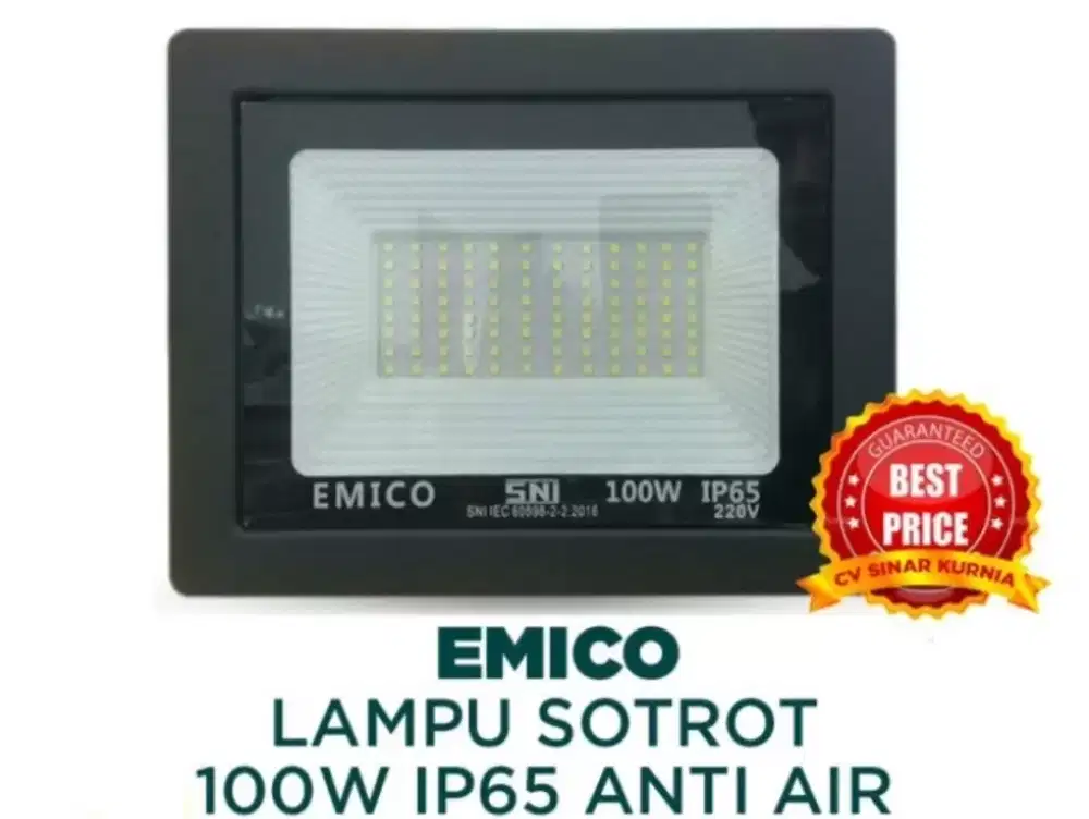 Lampu Sorot 100 watt Emico Ip65