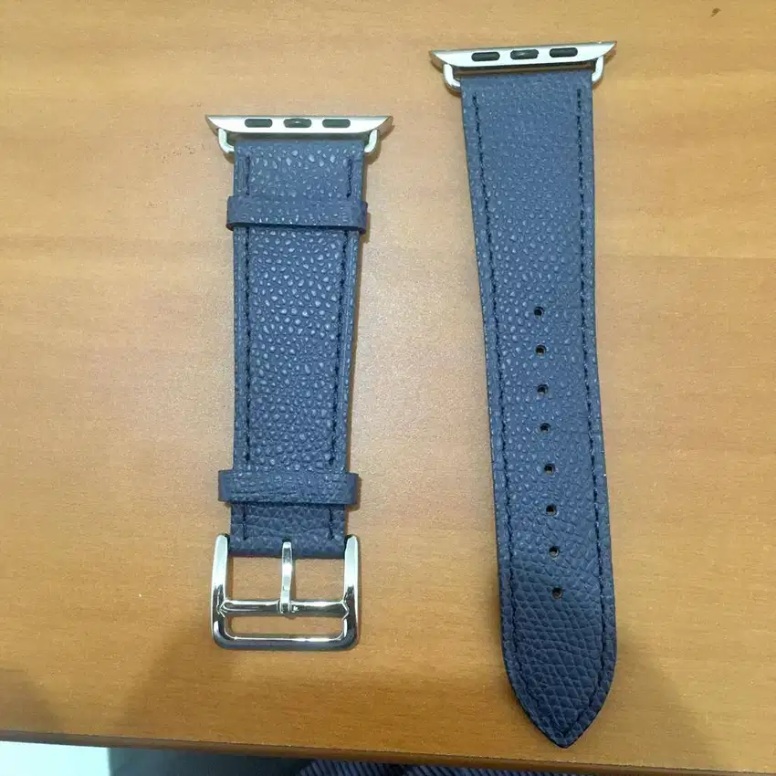 Strap (2 Pcs) Jam Tangan Kulit / Leather Apple Watch 7 Size 45